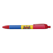 Stylo Bleu Drapeau de Moldova (Haut)