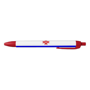 Stylo Bleu Drapeau de Mordovie