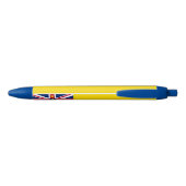 Stylo Bleu Drapeau de Niue (Dos)