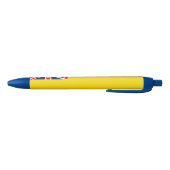 Stylo Bleu Drapeau de Niue (Bas)