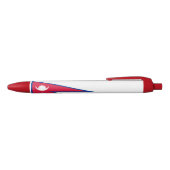 Stylo Bleu Drapeau du Népal (Haut)