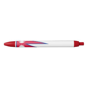 Stylo Bleu Drapeau du Népal