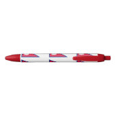 Stylo Bleu Drapeau du Népal (Dos)