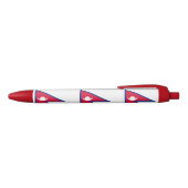 Stylo Bleu Drapeau du Népal (Haut)