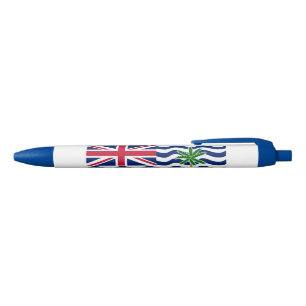Stylo Bleu Drapeau du Territoire britannique de l'océan Indie