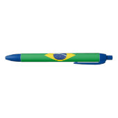 Stylo Bleu Drapeau patriotique du Brésil (Bas)
