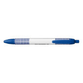 Stylo Bleu Élégance Executive Rayures Marines Professionnel E (Dos)