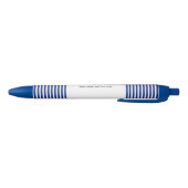 Stylo Bleu Élégance Executive Rayures Marines Professionnel E (Bas)
