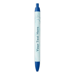 Stylo Bleu Empreinte de patte d'ours polaire