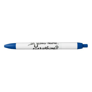 Stylo Bleu En Jésus