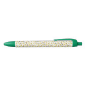 Stylo Bleu Fleur Blanc Daisies Vert Modèle design tendance (Haut)