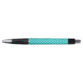 Stylo Bleu/Fleur Turquoise Ruban par Kenneth Yoncich (Devant)