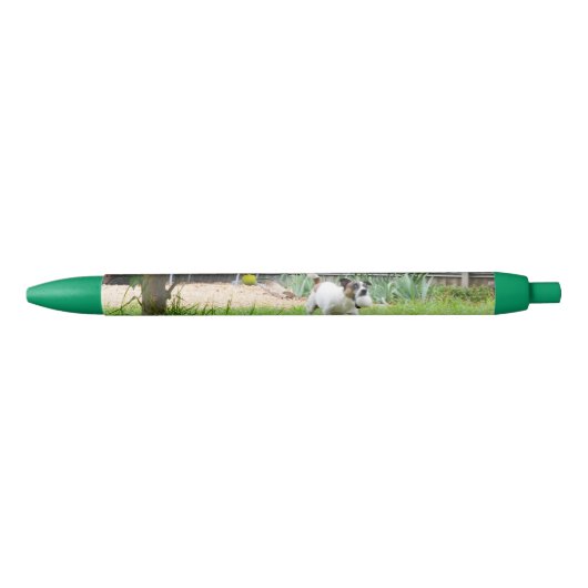 Stylo Bleu Fox Terrier Funny Scare Face (Devant)