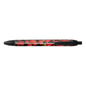Stylo Bleu Fraises rouges délicieuses, (Dos)