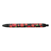 Stylo Bleu Fraises rouges délicieuses, (Devant)