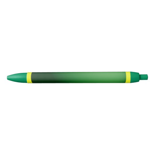 Stylo Bleu Green on Yellow (Devant)