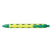 Stylo Bleu Green on Yellow (Dos)