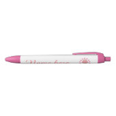 Stylo Bleu Hanami Japonais Cerisier Personnalisé (Haut)