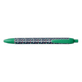 Stylo Bleu Illustration de motif spatial (Dos)