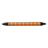 Stylo Bleu Impression de tarte orange contrôlée, (Devant)