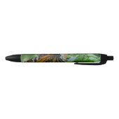 Stylo Bleu Joli monarque papillon floral (Bas)