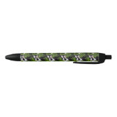 Stylo Bleu Lapin noir et blanc, (Bas)