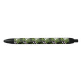 Stylo Bleu Lapin noir et blanc, (Devant)