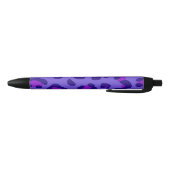 Stylo Bleu "Leopard violet électrique" (Bas)