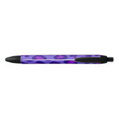 Stylo Bleu "Leopard violet électrique" (Dos)