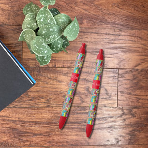 Stylo Bleu Les livres de bibliothèque ont personnalisé le
