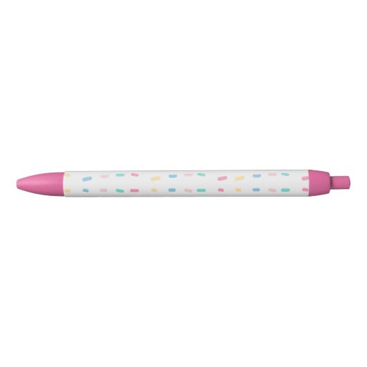 Stylo Bleu Lignes de motif (Devant)