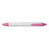 Stylo Bleu Lignes de motif (Dos)
