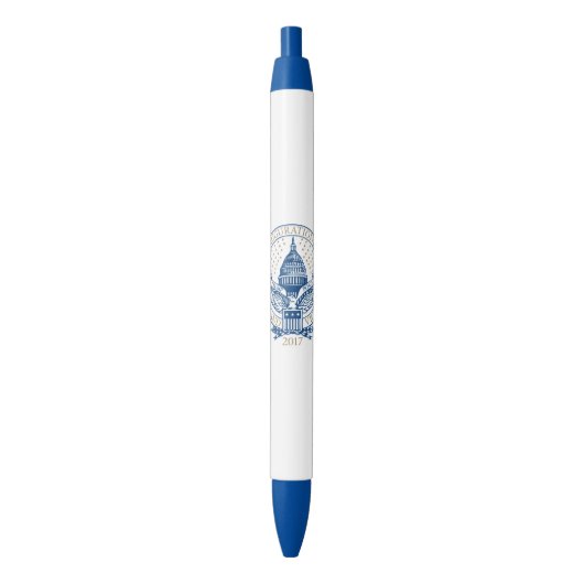 Stylo Bleu Logo de Trump Pence 2017 pour l'investiture présid (devant Vertical)
