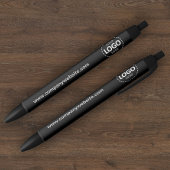 Stylo Bleu Logo et texte personnalisés