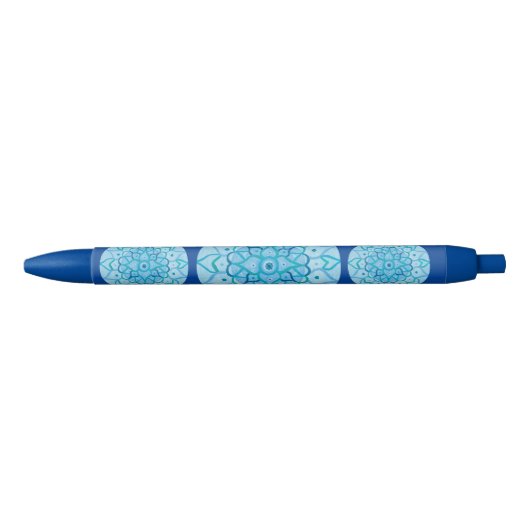 Stylo Bleu Mandala Pen (Devant)