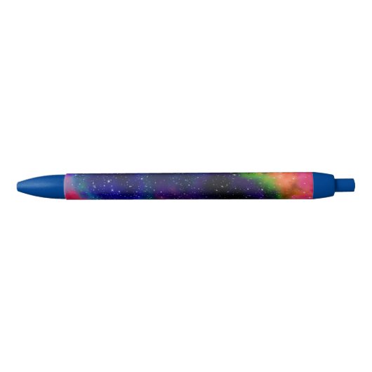 Stylo Bleu Mariage Sci-Fi Galactique (Devant)
