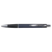 Stylo bleu marine moderne minimaliste (Dos)