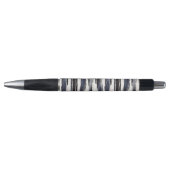 Stylo Bleu Marine Rayures Blanches (Devant)