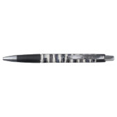 Stylo Bleu Marine Rayures Blanches (Dos)