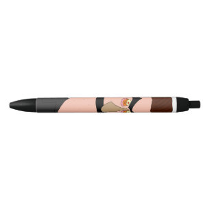 Stylo bleu marionnette