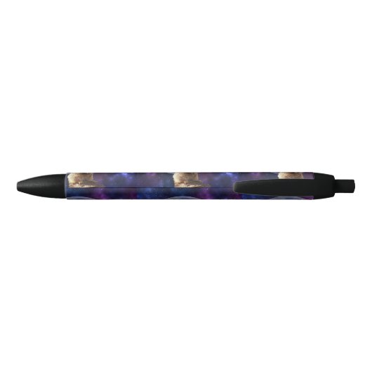 Stylo Bleu Meerkat Sur Blue Moonlight Night Watch, (Dos)