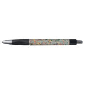 Stylo Bleu Melon Vert Marbré Vintage (Devant)