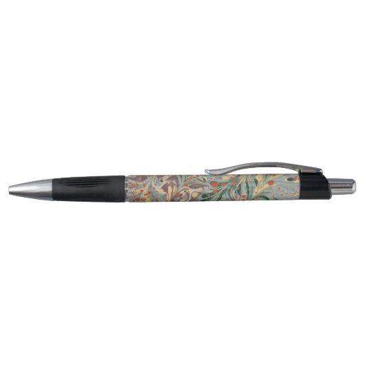 Stylo Bleu Melon Vert Marbré Vintage (Haut)