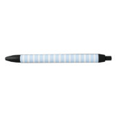 Stylo Bleu Minces Rayures Bleu Clair (Devant)