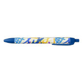 Stylo Bleu Modern Abstract Festive Paint Splash  (Bas)