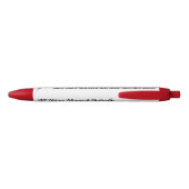 Stylo Bleu Monarque papillon (Dos)