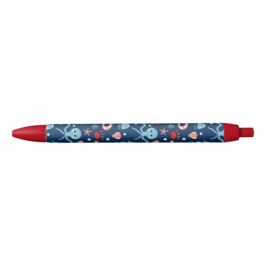 Stylo Bleu Monde marin (Devant)