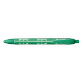 Stylo Bleu Motif (Dos)