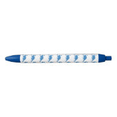 Stylo Bleu Motif bleu Dinosaur (Devant)