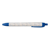 Stylo Bleu Motif fleur de myosotis (Bas)